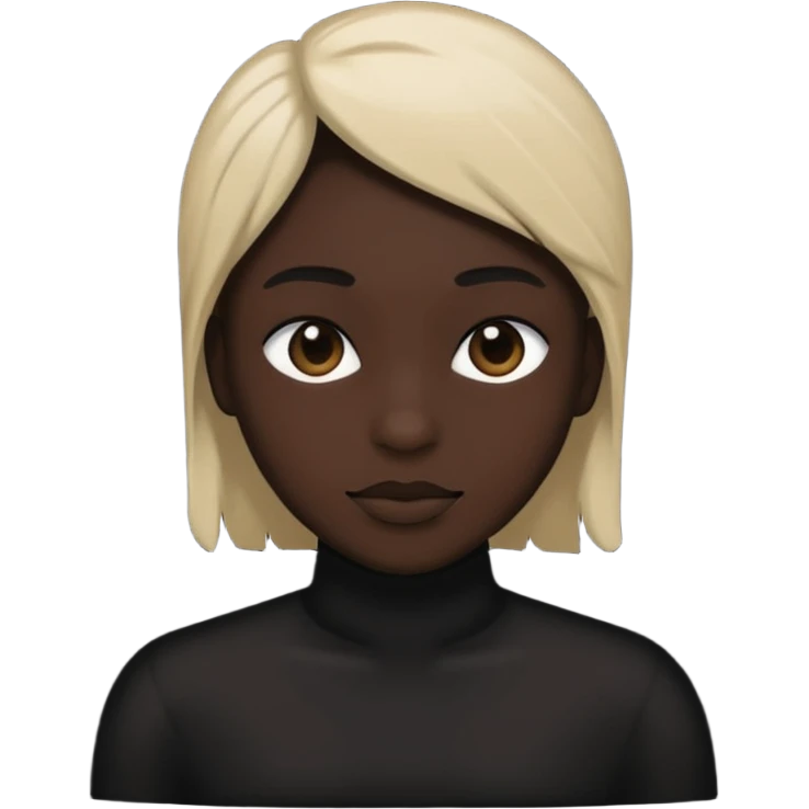 silueta negra persona emoji