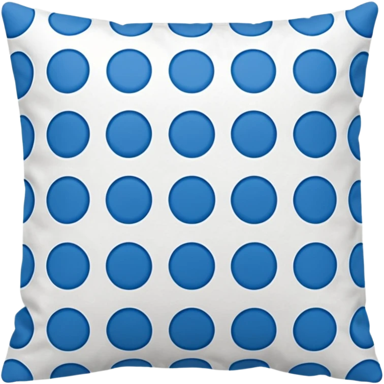 square pattern pillow emoji