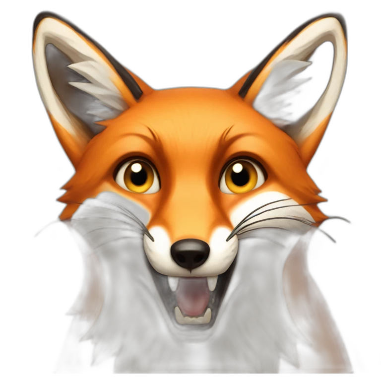 fox munch scream emoji