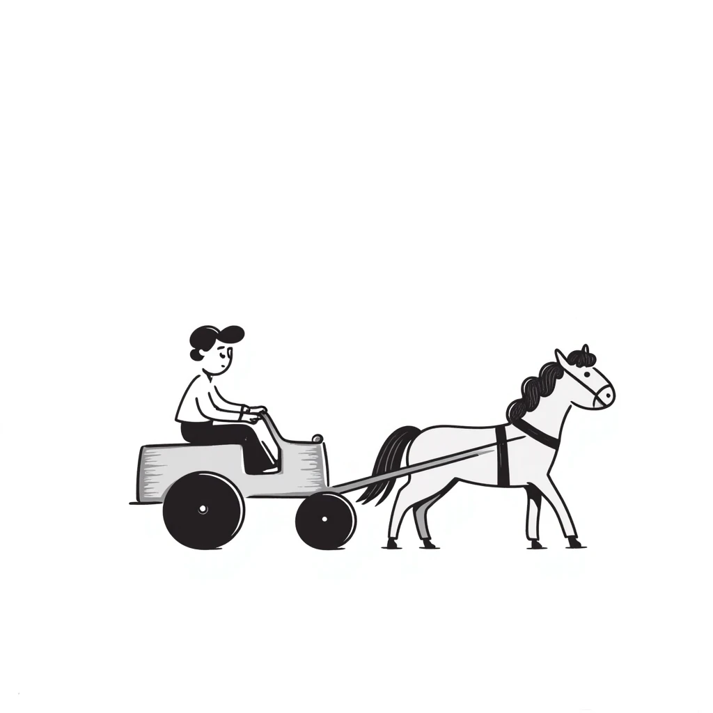 horse cart emoji
