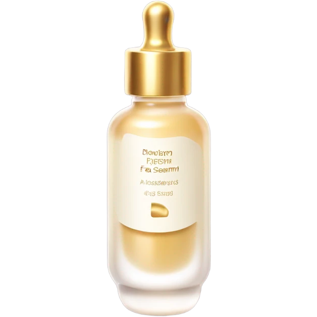 beautiful bottle of face serum emoji