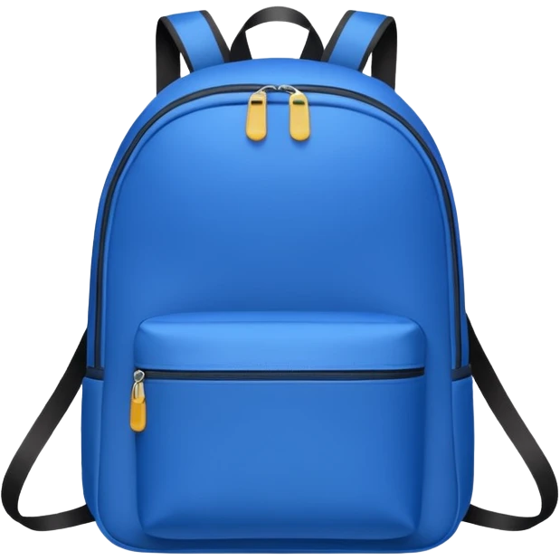 Blue backpack emoji