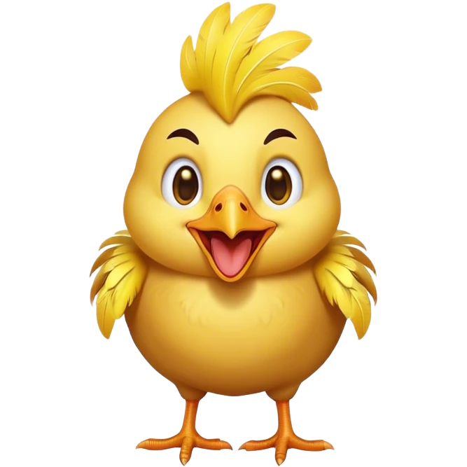 Chicken laughing  emoji