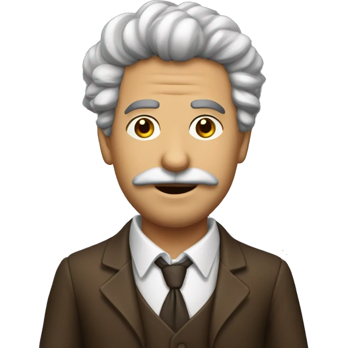 Pessoa branca, cabelo castanho cacheado  emoji