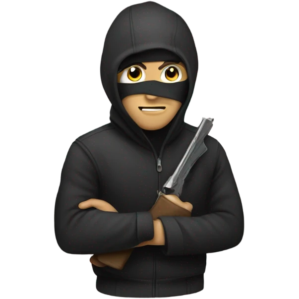 A thief emoji