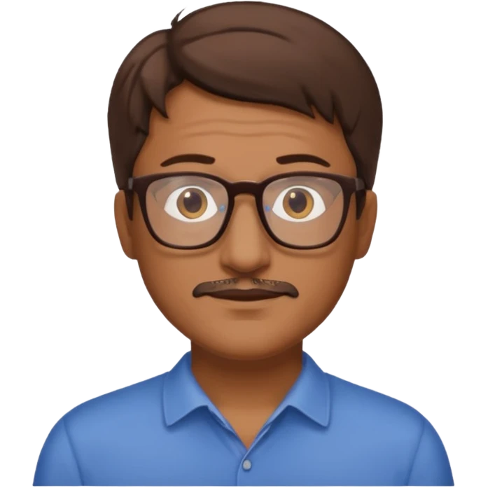 homme brun age moyen brun lunettes emoji