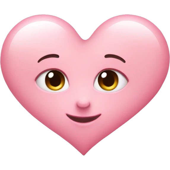 baby pink heart emoji