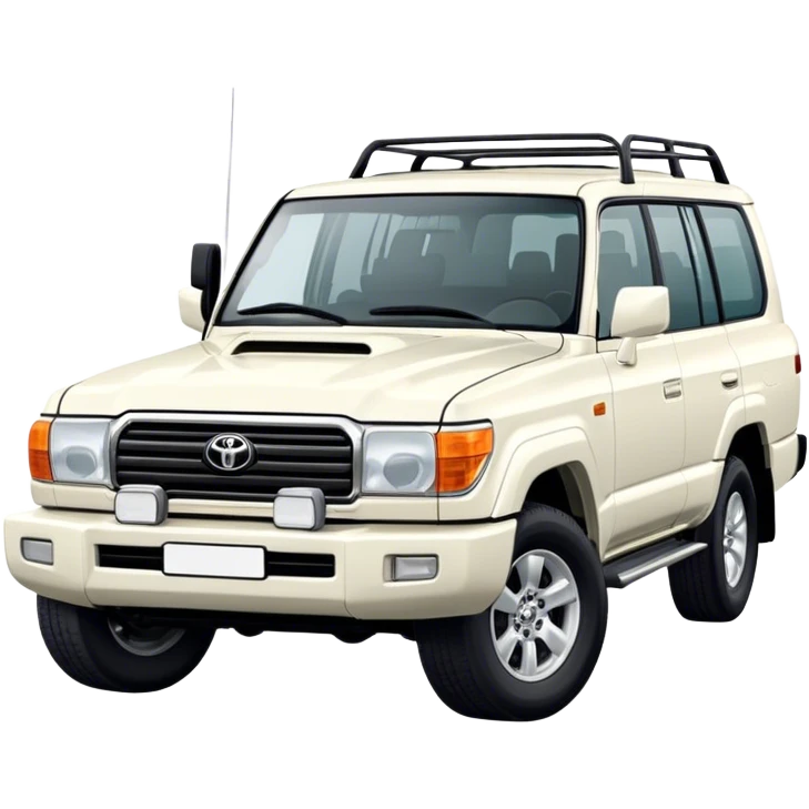Toyota Land Cruiser - Toyota (Model Year: 2021) (Iconic colour: White) emoji