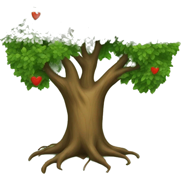 tree heart emoji