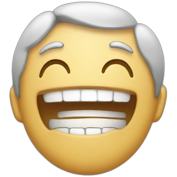 Laughing out loud emoji