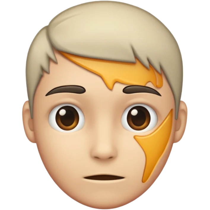 Sağ tarafı sıfır kesim emoji