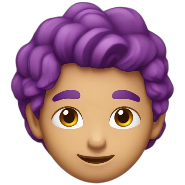 Corazón morado roto  emoji