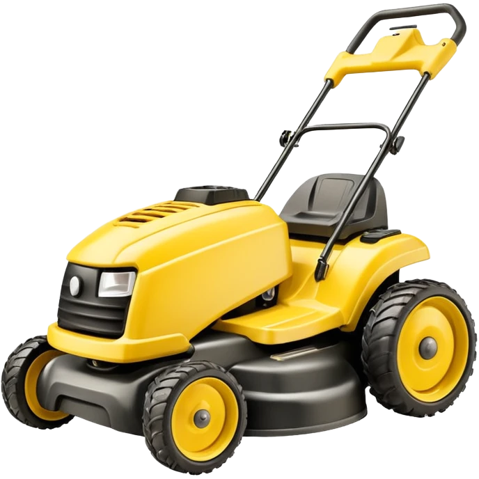 fun lawn mower emojy 2d emoji