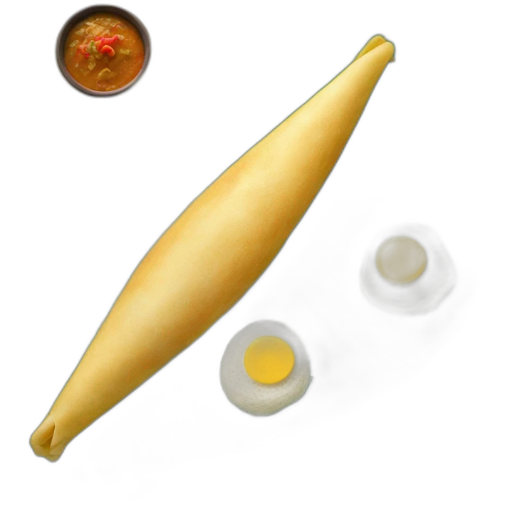 dosa on banana leaf emoji