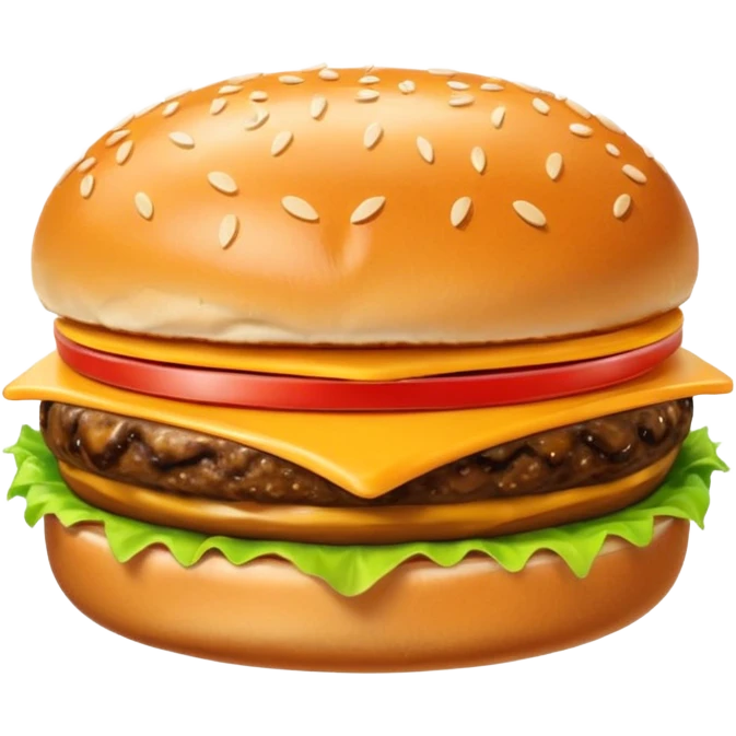 want the Gooey Cheeseburger in 5–20° gentle bird’s-eye angle

 emoji
