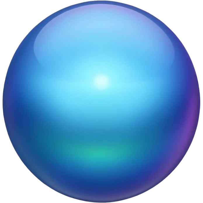 Aesthetic blue emoji