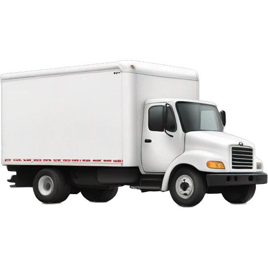 Boxtruck with letters "SWIPE” on the side emoji