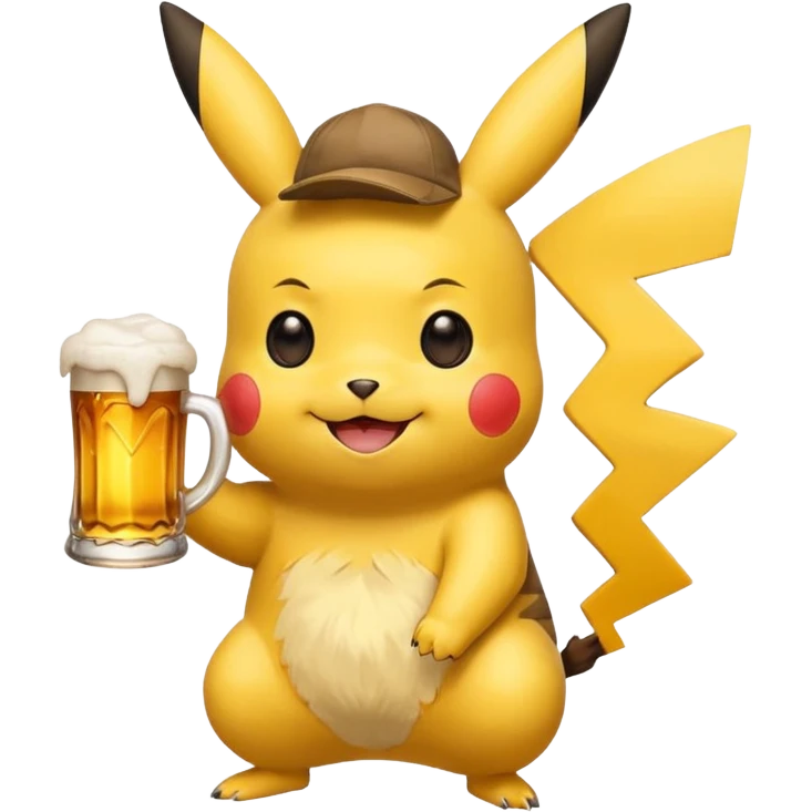 Pikachue bier emoji