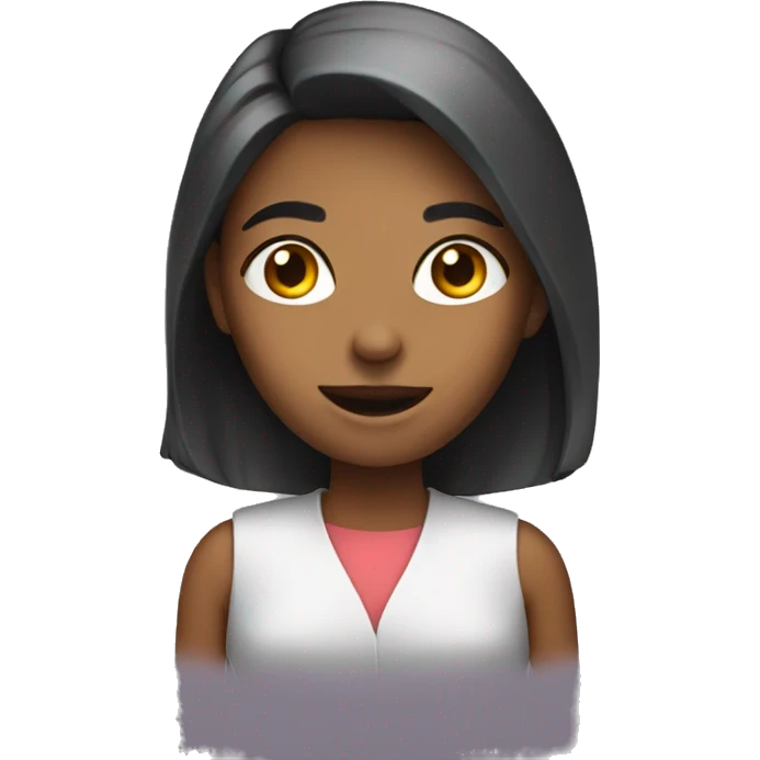 Marketing girl impressed emoji