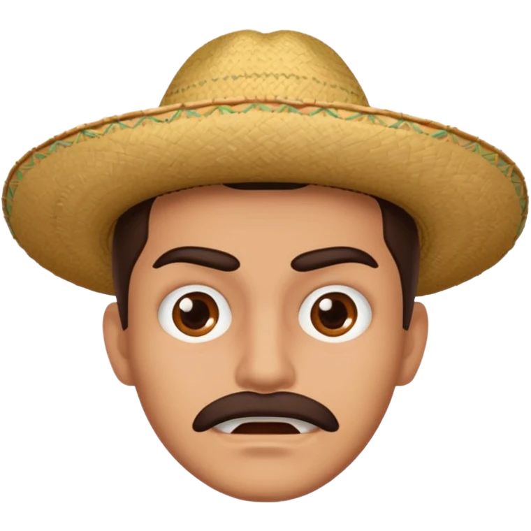 Mexican mad emoji