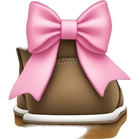 ugg with the pink bow emoji