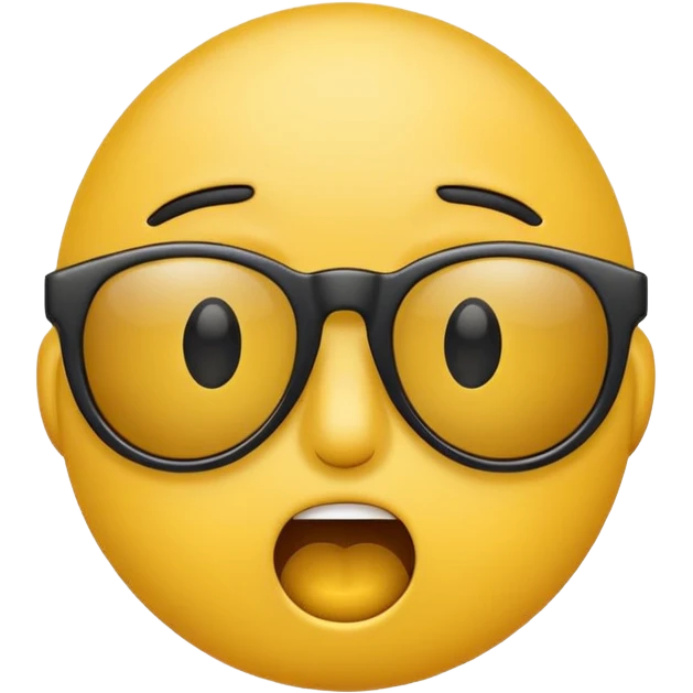 SHOCKED emoji with sunglasses emoji