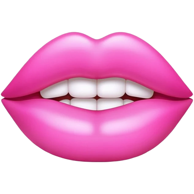Pink lips  emoji