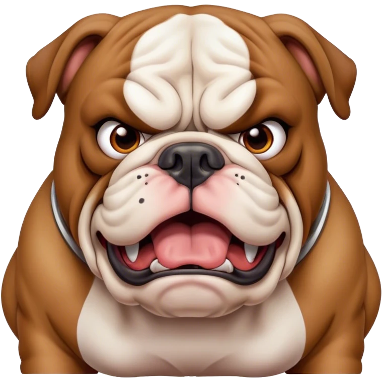 Angry Bulldog  emoji
