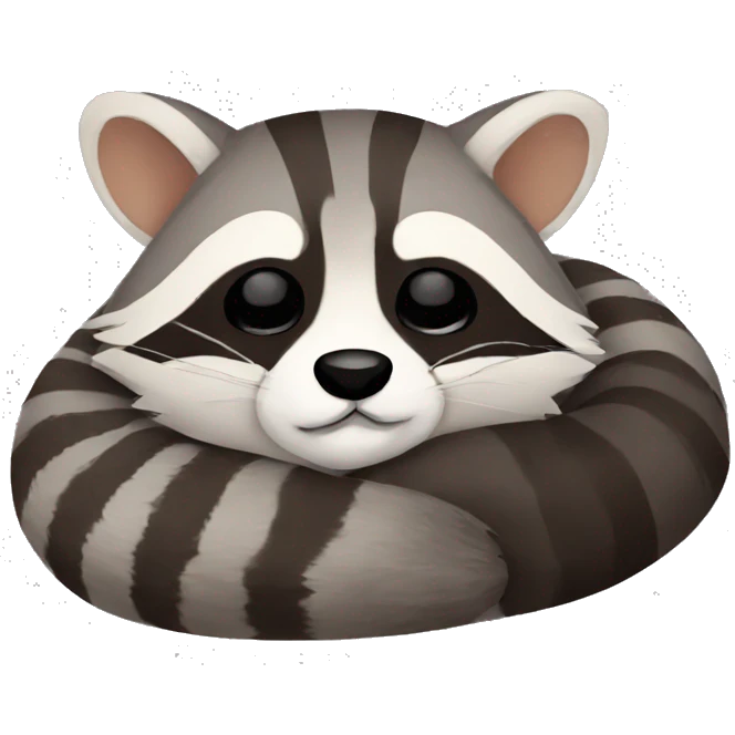 Raccoon sleep  emoji
