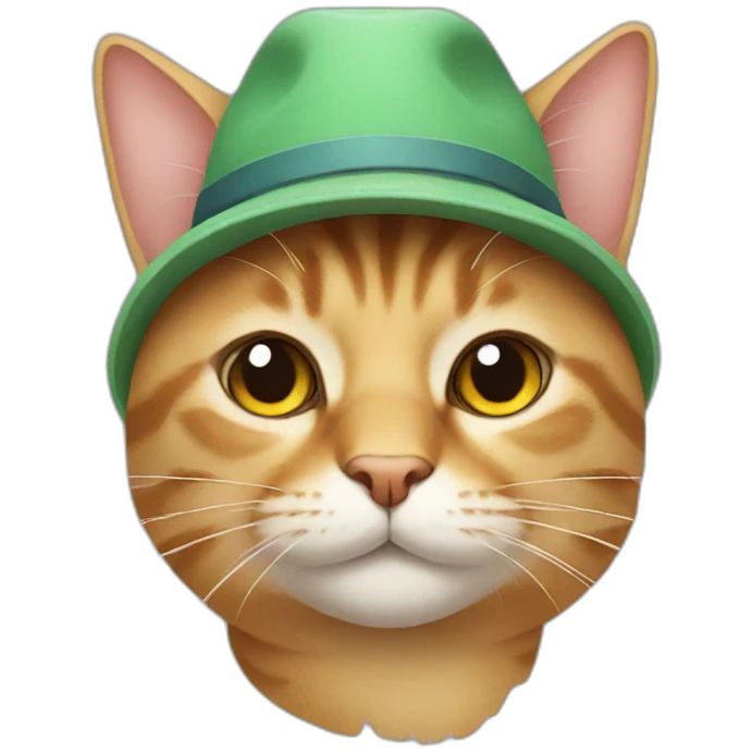 cat with a hat emoji