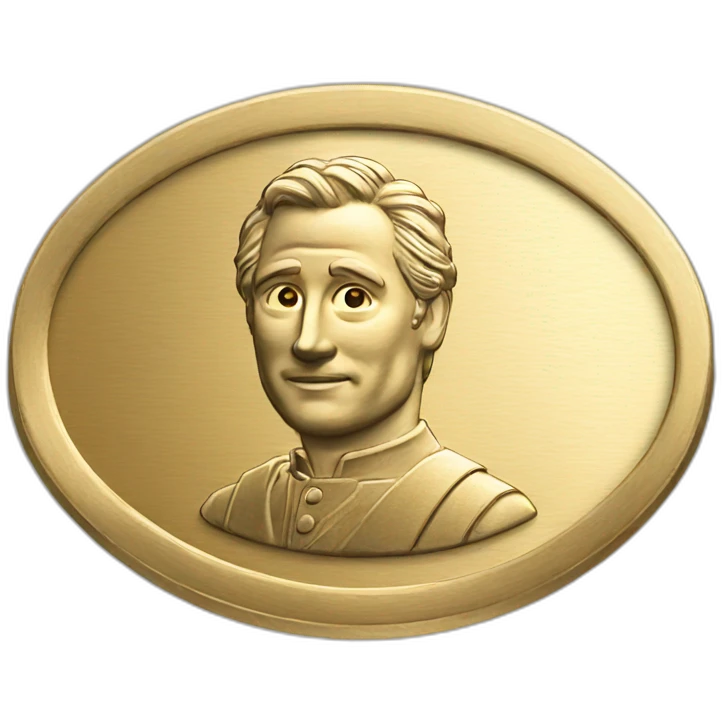 oval shaped coin emoji