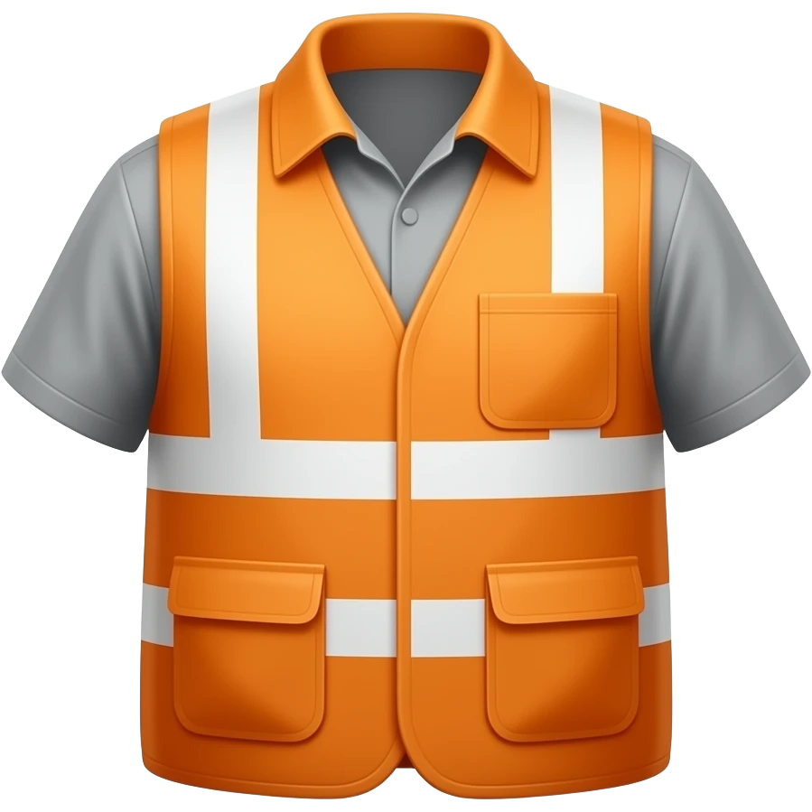 жилет рабочего , добавь тень снизу под эмодзи emoji