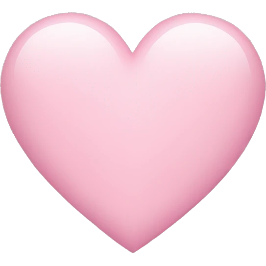 light pink heart  emoji
