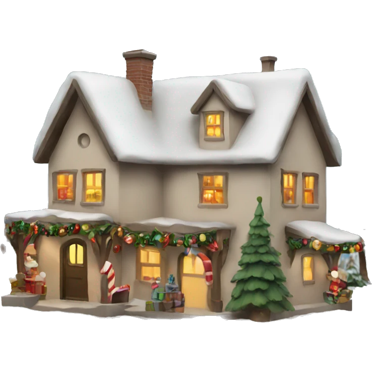 Christmas village  emoji