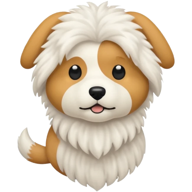 dog made of wool  emoji