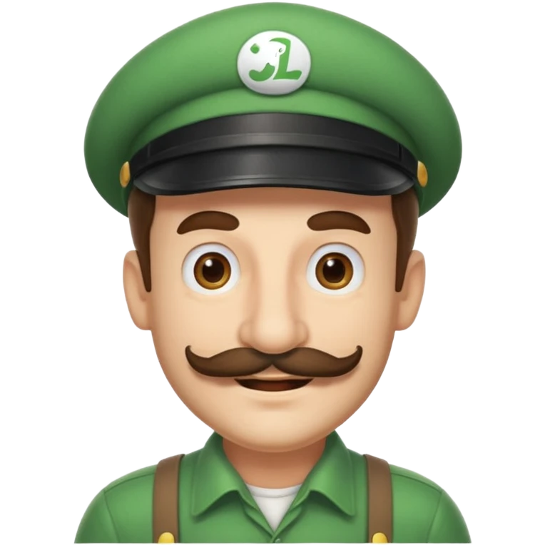 luigi big mustache emoji