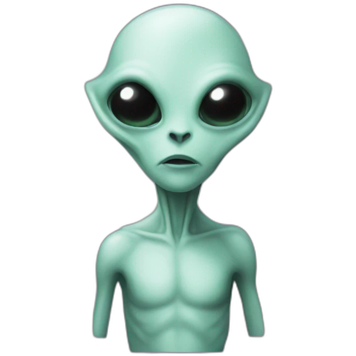 alien con unos audifonos  emoji