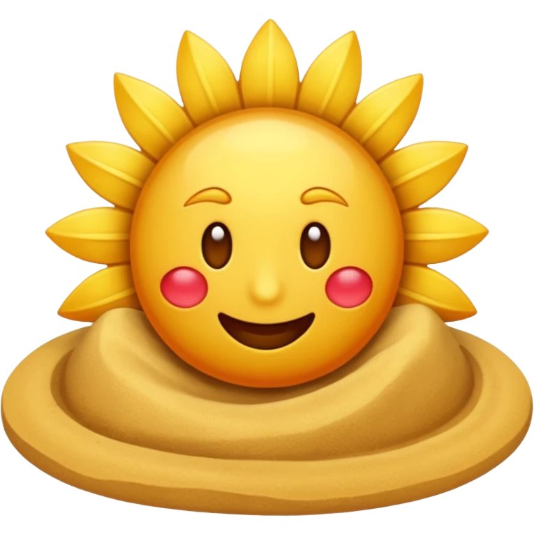 haz un emoji de un desierto caluroso emoji