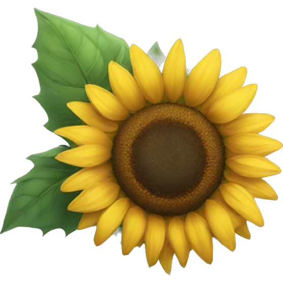 a sunflower emoji