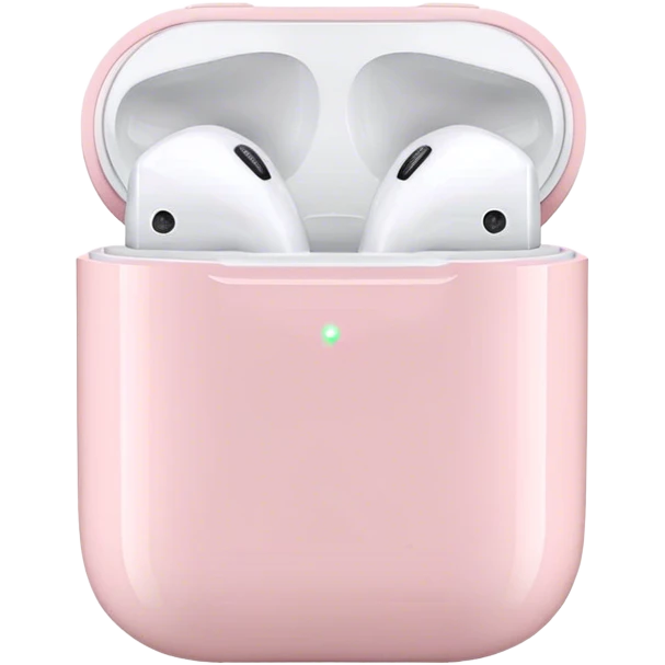 Light pink airpods emoji