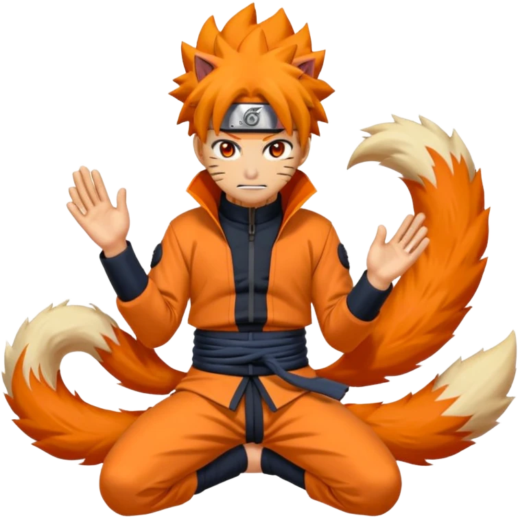 Naruto Modo Kurama Completo emoji