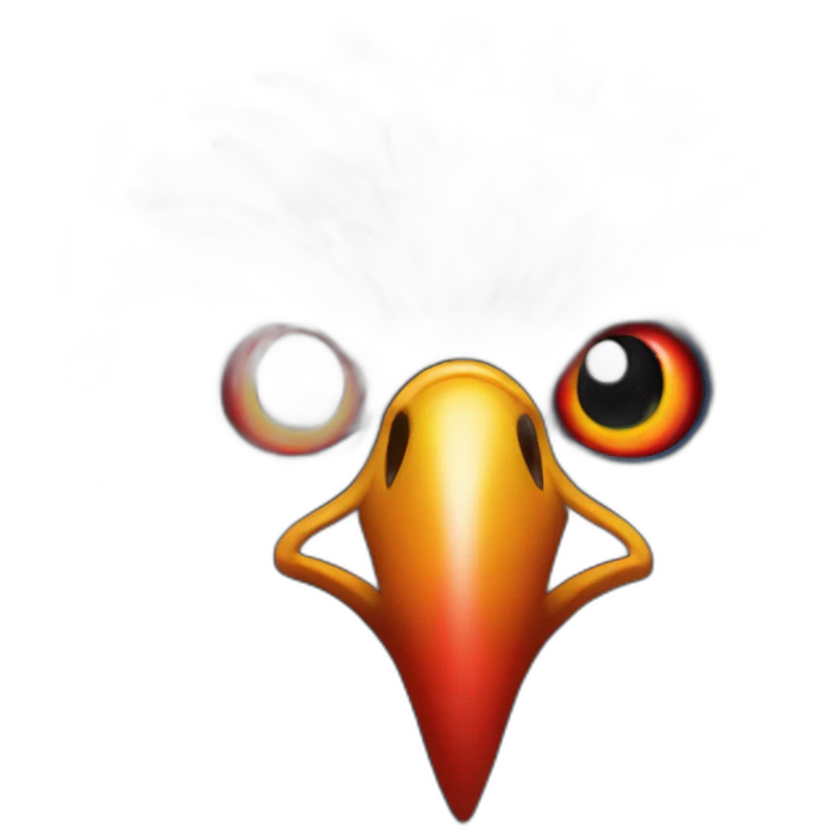 Evil Red Eagle emoji