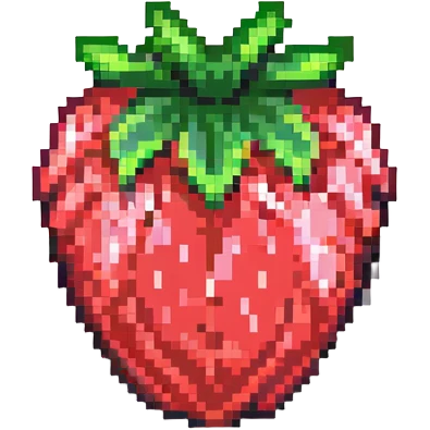 neon acid strawberry emoji