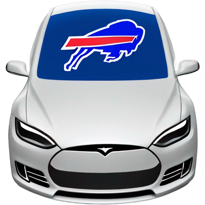Custom buffalo bills tesla cyberteuck emoji