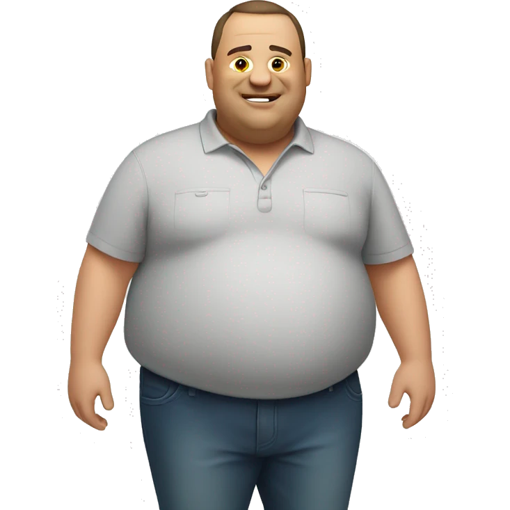 Fat man emoji