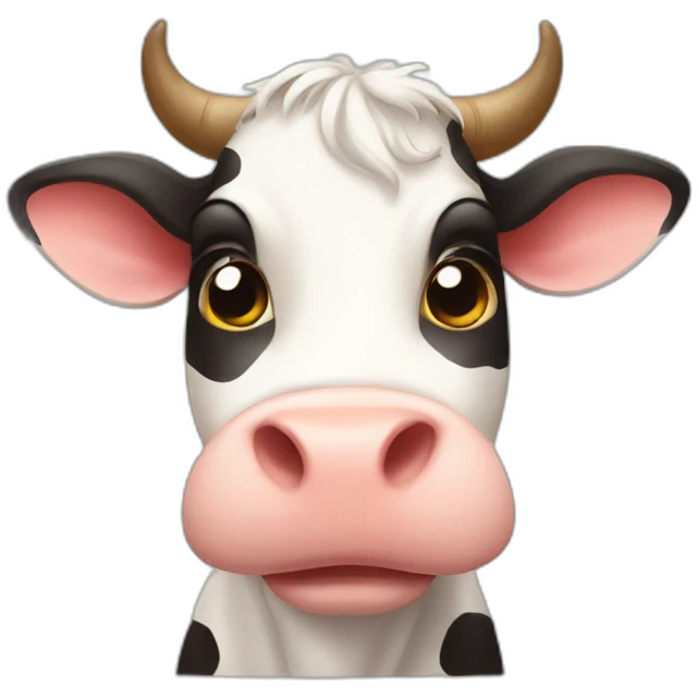Cow-cute-cartoon emoji