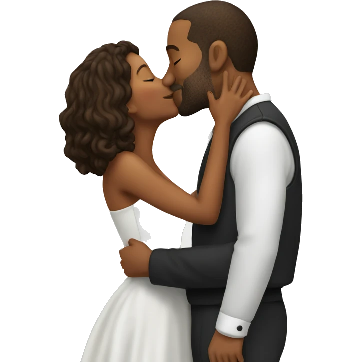Kiss with wife emoji