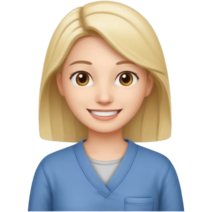 woman patient casual cloth emoji