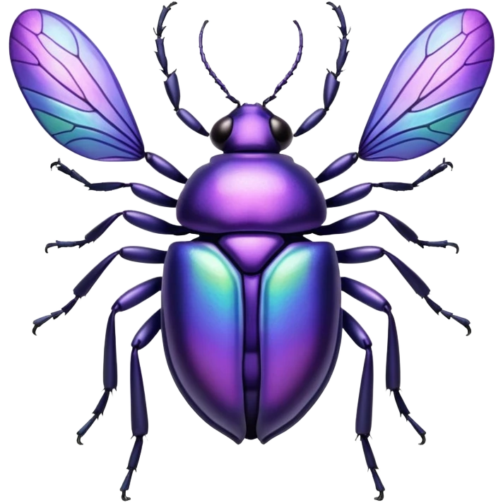 Purple bug emoji