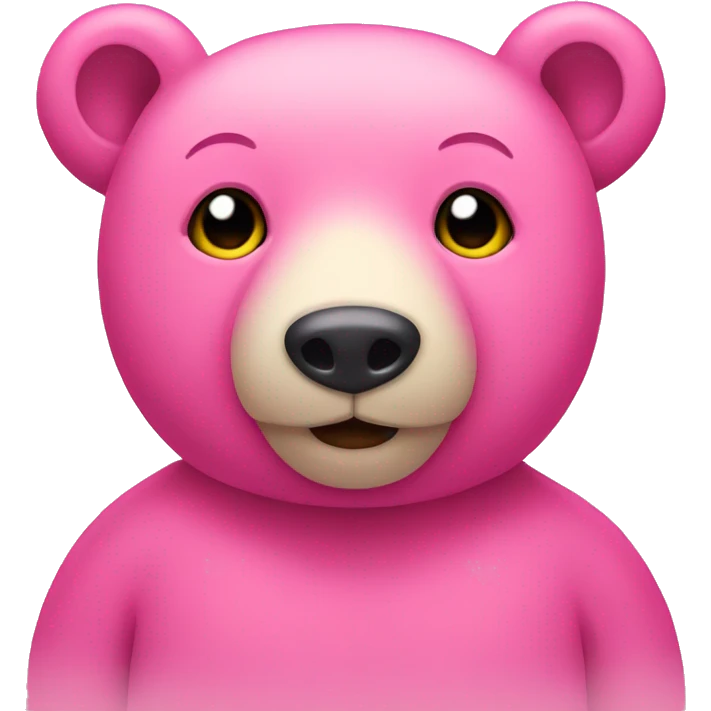 pink bear emoji